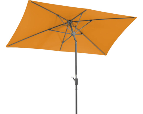 Rechteckiger Sonnenschirm mit Mittelmast