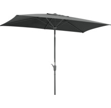 Rechteckiger Sonnenschirm mit Mittelstock