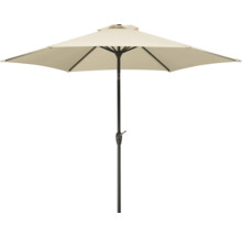 Beiger Sonnenschirm für den Garten