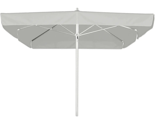 Quadratischer Sonnenschirm mit Mittelstock für den Garten
