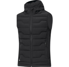 Ärmellose Steppjacke mit Kapuze und Reißverschluss