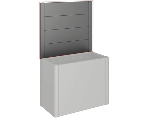 Sichtschutzzaun mit Pflanzkasten