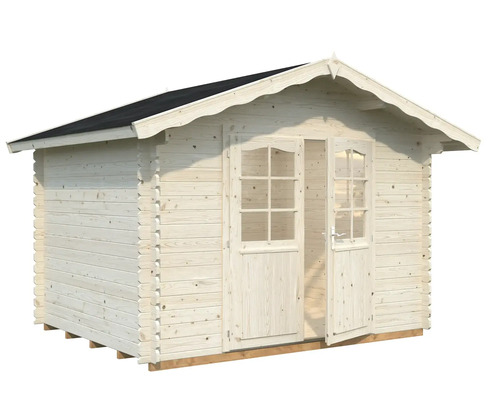 Holzgartenhaus mit Doppeltür und Satteldach