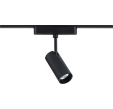 Schwarzer LED-Strahler zur Schienenmontage