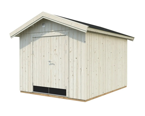 Holzgartenhaus mit Tür und Dach