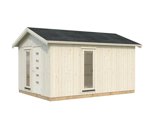 Gartenhaus aus Holz mit Tür und Fenster