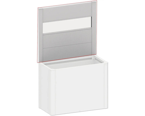 Briefkastenanlage mit Sichtfenster