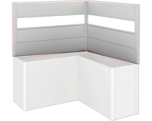 Eckbadewannenverkleidung mit Paneelen