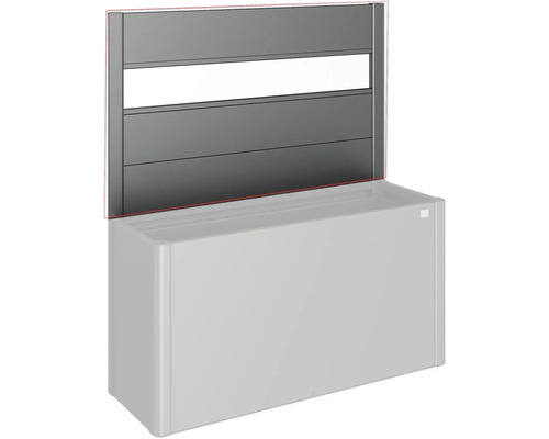 Gartenbox mit Sichtschutzelement