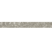 Feinsteinzeugfliese in Terrazzo-Optik mit grobkörniger Steinstruktur.