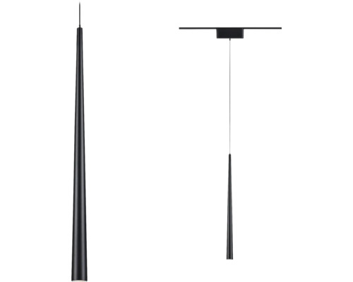 Schwarze kegelförmige Hängeleuchte