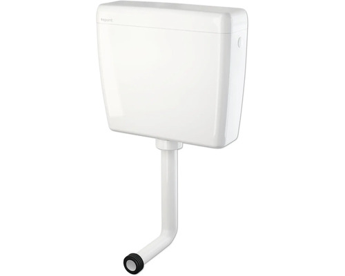 Aufputzspülkasten mit Anschlussrohr