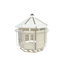 Holzgartenhaus Bausatz mit Fenster und Dach