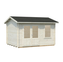 Holzgartenhaus mit Doppeltür und Fenster