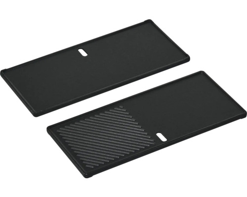 Guss-Wendeplatte Enders 1/3 für Uniq 3 Gusseisen Zwei Grillplatten für den Grill