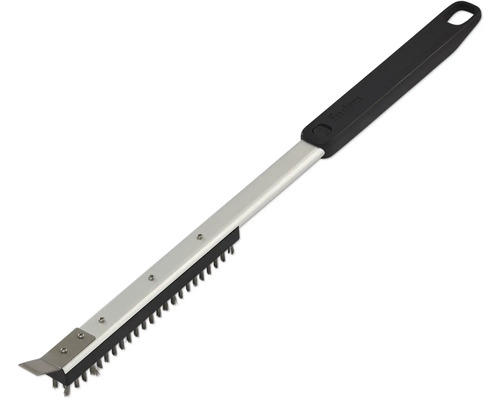 Pizzastein-Bürste Enders Edelstahl Grillbürste mit Schaber zur Reinigung von Grillrosten.