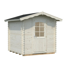 Gartenhaus aus Holz mit Tür und Fenster