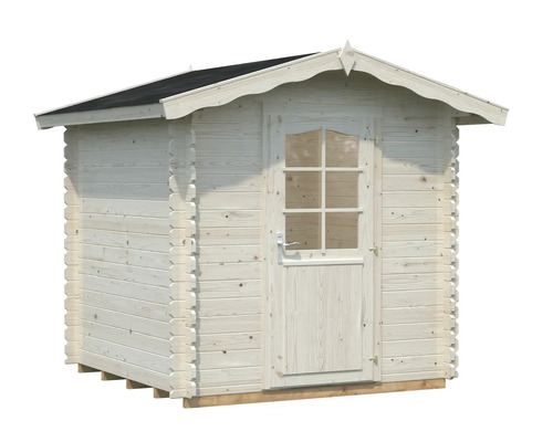 Gartenhaus aus Holz mit Tür und Fenster