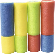 Vier Schaumstoff-Wasserspritzen