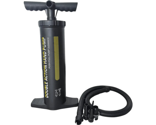 Doppelhub Handpumpe mit Schlauch und Adaptern