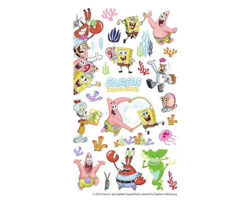 SpongeBob Schwammkopf Charaktere und Unterwasserwelt Illustration