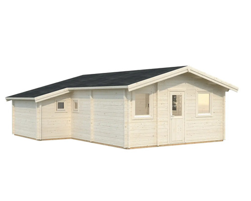 Gartenhaus aus Holz mit Tür und Fenster