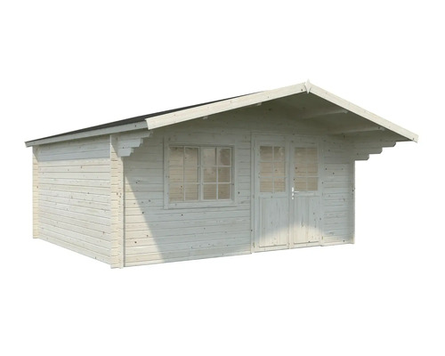 Gartenhaus aus Holz mit Fenster und Doppeltür