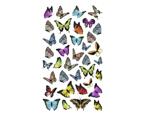 Illustration verschiedener Schmetterlinge