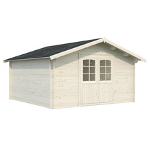 Gartenschuppen aus Holz mit Doppeltür und Dach