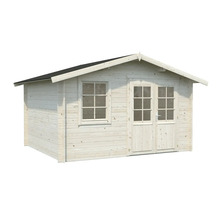 Gartenhaus aus Holz mit Fenster und Doppeltür