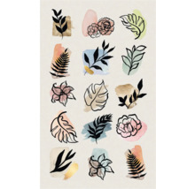 Illustration verschiedener Pflanzen und Blumen