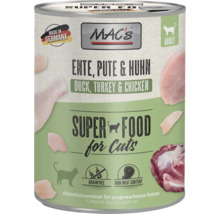 Mac's Super Food Katzenfutter Ente, Pute und Huhn Dose