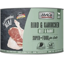 Macs Katzenfutter Rind und Kaninchen in einer Dose