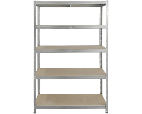 Metallregal mit fünf Ablagen