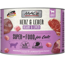 Mac's Katzenfutter Herz und Leber für ausgewachsene Katzen