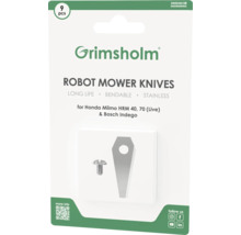 Grimsholm Robotermähermesser, Set mit neun Stück, passend für Honda Miimo HRM 40, 70 und Bosch Indego