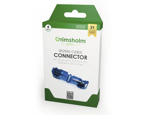 Grimsholm Signal Kabelverbinder Packung mit vier Stück für Husqvarna Automower, Gardena und andere