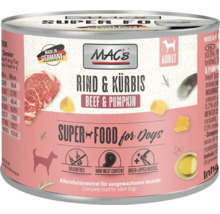 Mac's Hundefutterdose mit Rindfleisch und Kürbis für erwachsene Hunde
