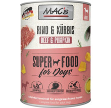 Mac's Hundefutter Rind und Kürbis für ausgewachsene Hunde