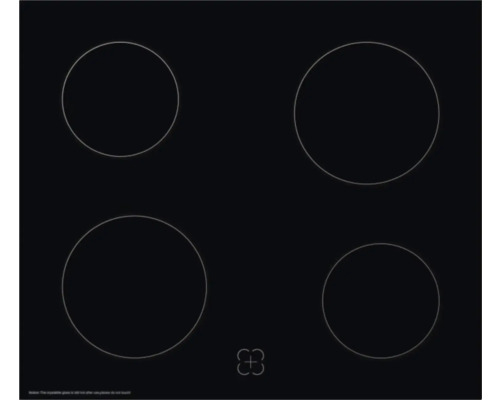 Glaskeramikkochfeld mit vier Kochzonen