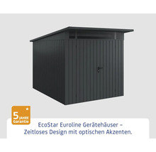 EcoStar Euroline Gerätehaus mit Pultdach und Tür