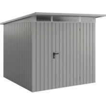 Gartenschuppen aus Metall mit Tür und Oberlicht