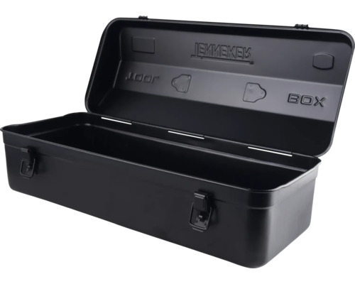 Offene Werkzeugkiste aus Metall