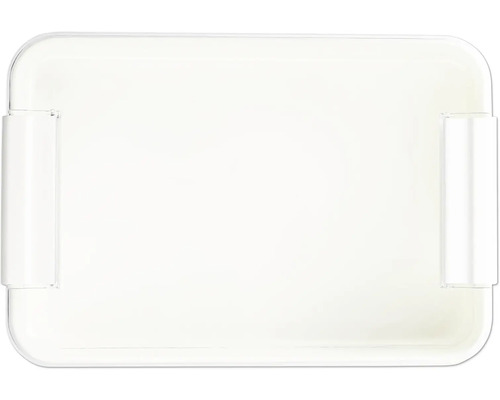 Weiße Aufbewahrungsbox mit Griffen