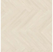 Hellfarbiger Bodenbelag im Fischgrätmuster