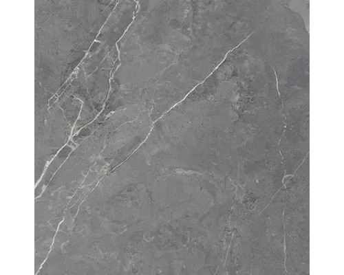 Graue Fliese mit Marmoroptik und Aderung