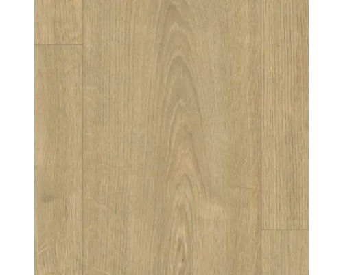 Nahaufnahme von Laminatboden mit Holzoptik.