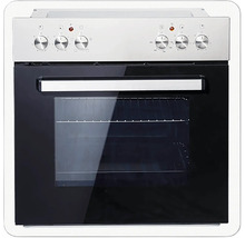 Elektroherd mit Glaskeramikkochfeld und Bedienknebeln