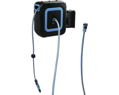 Aufrollbare Gartenschlauchbox mit Schlauch