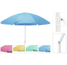 Strandsonnenschirm mit Knickgelenk und verschiedenen Farboptionen